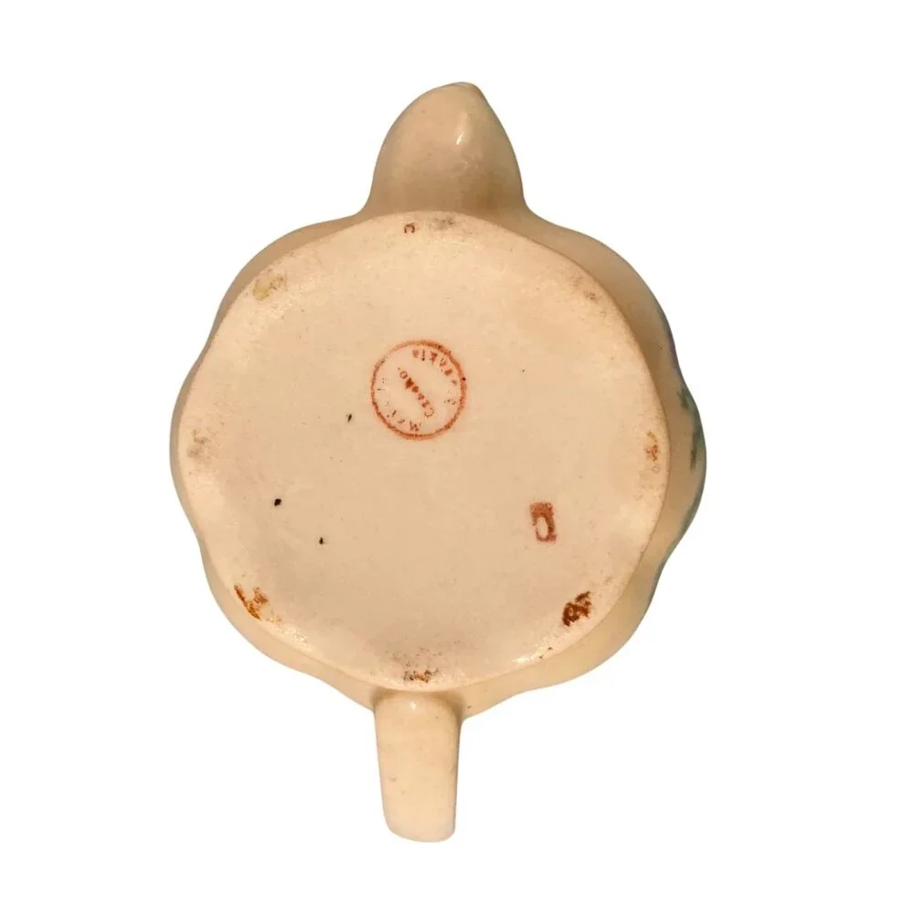 Antique Hand Painted Czechoslovak Mini Teapot